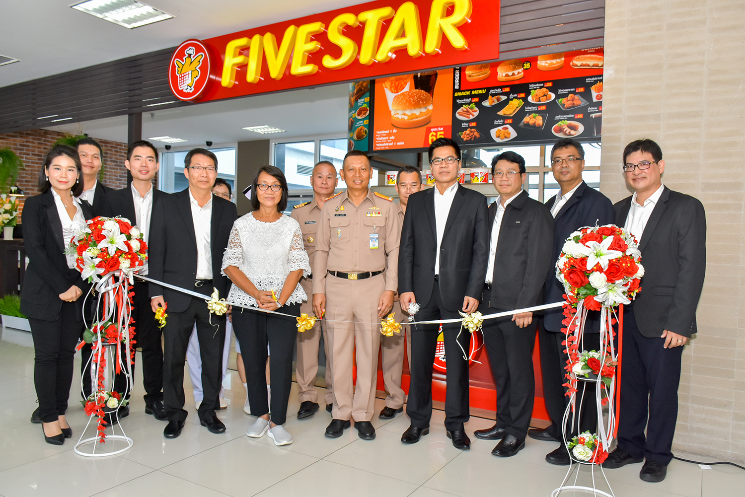 พิธีเปิดร้าน FIVE STAR สาขา รพ.สมเด็จพระปิ่นเกล้า