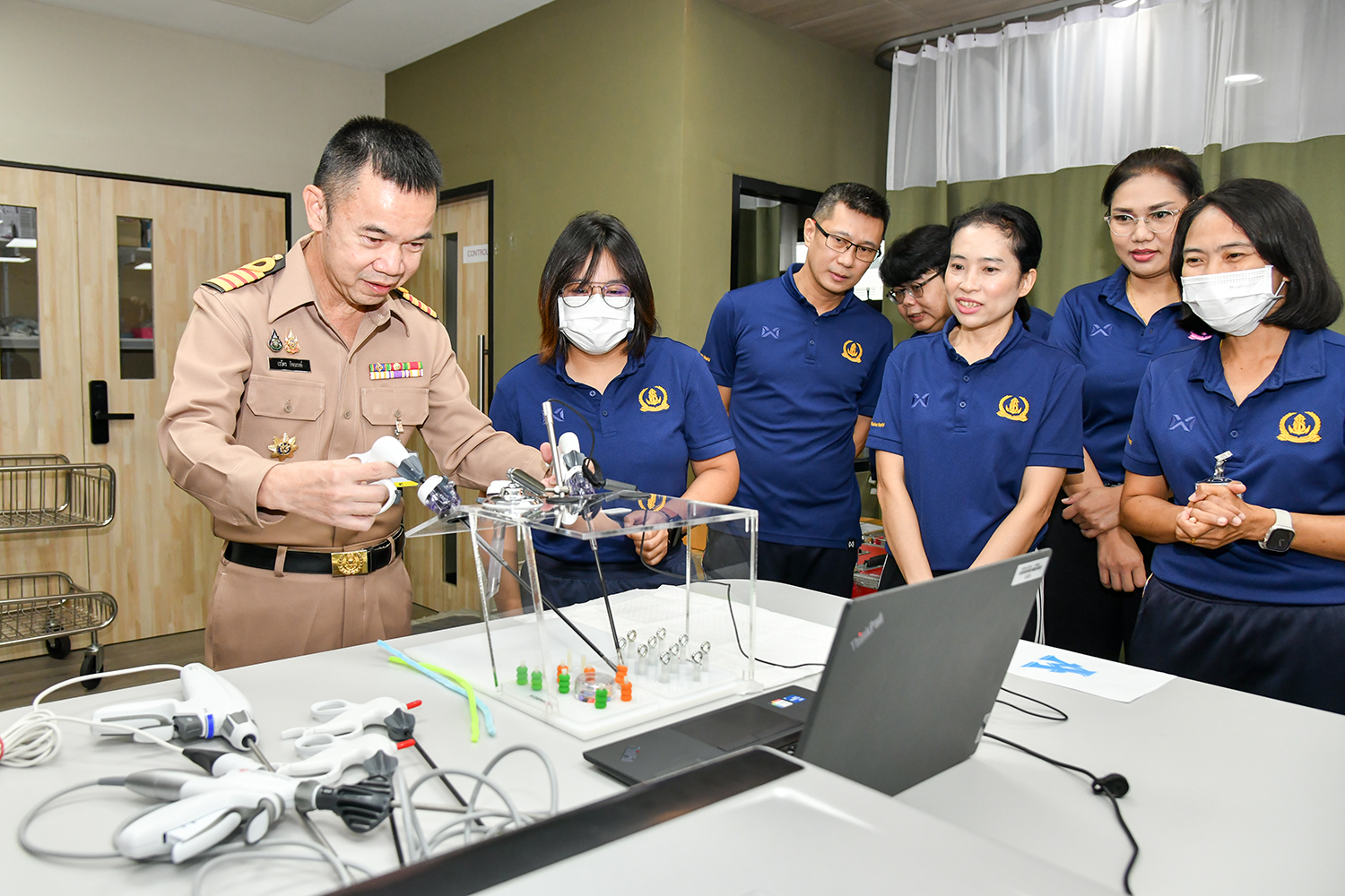 ห้องผ่าตัดสูตินรีเวชกรรมและกลุ่มงานสูตินรีเวชกรรม โรงพยาบาลสมเด็จพระปิ่นเกล้า จัดโครงการอบรมเชิงปฏิบัติการ